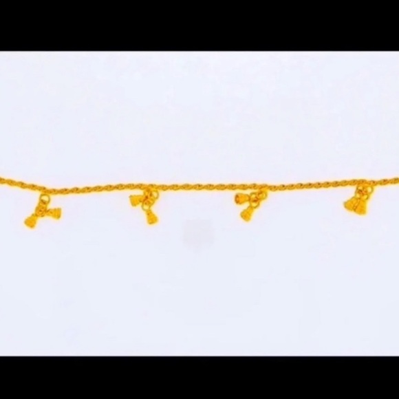 24k SOLID GOLD BELL BRACELET/ 6.5” LENGTH 🔥 - Picture 8 of 9